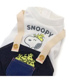 PET PARADISE スヌーピー デニム オーバーオール風 ロンパース 小型犬