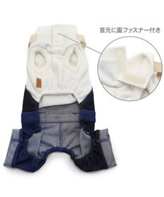 PET PARADISE スヌーピー デニム オーバーオール風 ロンパース 小型犬