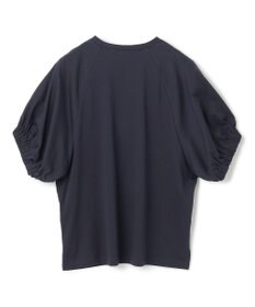 BEIGE， 【洗える】STOCK / オーガニックコットン半袖ギャザートップス