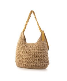 UNBILLION カシュカシュ cachecache / ドロストギャザーハンドル柄編2wayトート