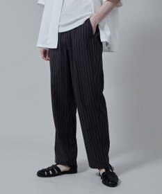 WEGO 【ユニセックス着用アイテム/手洗い可/SETUP可/ウエストゴム】リネンレーヨンイージーパンツ