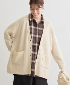 Green Parks Ｖネック畦編みニットカーディガン