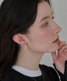 Phoebe ≪TV番組着用商品≫クラシカルドロップパールイヤリング　ゴールド