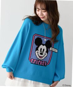 Green Parks ミッキー＆フレンズ／ジャガードニットプルオーバー