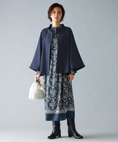 自由区 S ライトウールダブルクロススタンドカラー ジャケット