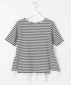 Feroux 【UVケア】バックペプラムチュニック Tシャツ