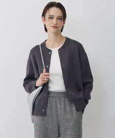 ICB L 【先行予約】 コットンポリエステルスムース カーディガン