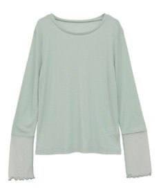 earth music&ecology シアースリーブプルオーバー