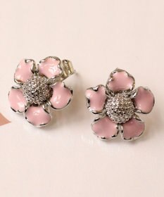 Tiaclasse カラーフラワーピアス