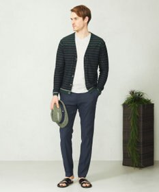 JOSEPH ABBOUD 【ウエストも伸びる/ストレッチ】 リヨセルリネンムーブパンツ