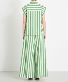 NAVE 【Nave 　洗える】ワイドストライプ ブラウス