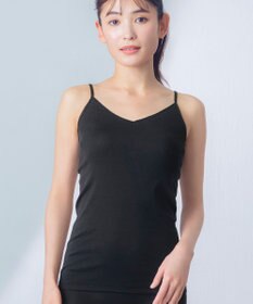 Wing インナー 【綿の贅沢オーガニック】 オーガニックコットン混素材 薄くて軽い キャミソール EL1056 ウイング／ワコール