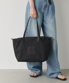 russet ＜390g/撥水性あり＞天ファスナー付きコーデュラナイロントートバッグ(CE-1560)