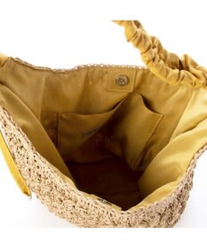 UNBILLION カシュカシュ cachecache / ドロストギャザーハンドル柄編2wayトート