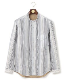 J.PRESS MEN バンドカラーリバーシブル シャツブルゾン