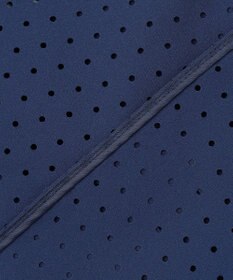 UNFILO L 【セットアップ着用可】FINE MOVE パンチング ドットブラウス