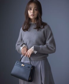 組曲 ベルトデザインスクエアショルダーバッグ