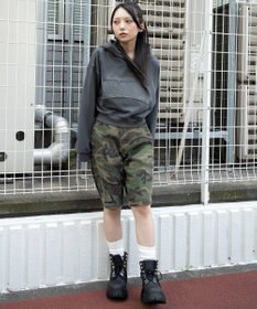 WEGO グラフィックショートパーカー