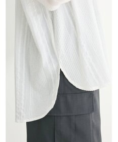 Green Parks インド綿 シアサッカーシャツ