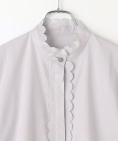 #Newans 【洗える】シアースカラップデザインブラウス