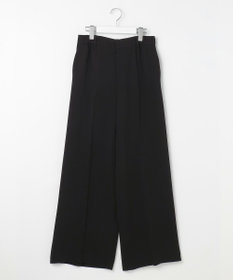 自由区 L 【19号サイズまで展開・カタログ掲載】トリアセダブルクロスワイドストレート パンツ