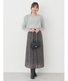 earth music&ecology モールレーススカート