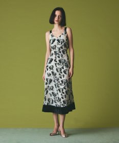 GRACE CONTINENTAL リボンオパールドレス