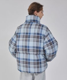 WEGO 【ユニセックス着用ITEM/MLサイズ展開】チェックパファーブルゾン