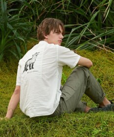 JOSEPH ABBOUD MOUNTAIN 【テーム・ヤルヴィモチーフ】バックデザイン 半袖シャツ