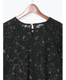Te chichi メッシュレースボリュームスリーブブラウス