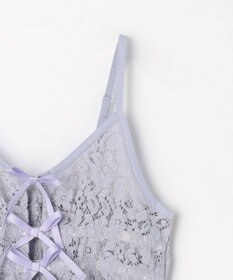 ANY KIDS 【2点セット】Tシャツ×レース キャミソールチュニック