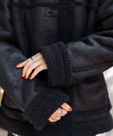 WEGO ボアムートンジャケット