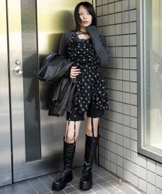 WEGO ドロストデザインキャミワンピース