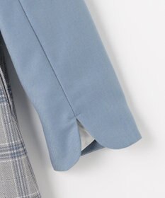 組曲 KIDS 【150-170㎝】 チェックワンピース＆T/Rジャケットセット