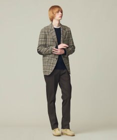J.PRESS MEN 【Cash Lamb's Wool】ケーブルクルーネック ニット