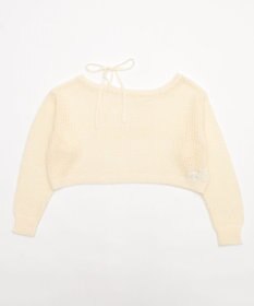 WEGO モヘアタッチ2WAYワンショルニット