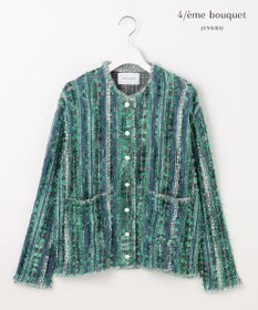 自由区 【カトリエムブーケ】Melange de couleurs カラーミックスカーディガン