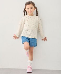 ANY KIDS 【洗濯機可能】スカラップショートパンツ