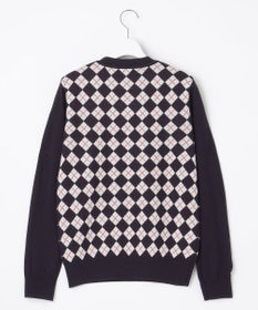 23区GOLF 【WOMEN】【ウォッシャブル】アーガイル ニット