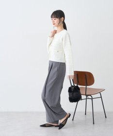 earth music&ecology ニットツイードジャケット