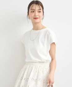 earth music&ecology 【接触冷感/洗濯機可】フレンチＴ