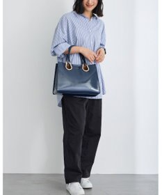 MioFIRANO ホースシューエナメルハンドバッグ 2WAY　FIRANO フィラノ