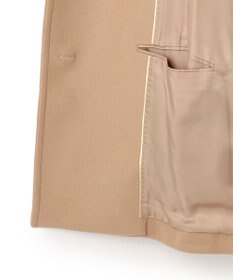 BEIGE， GABELLE / ミドル丈スタンドカラーウールコート