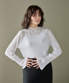 #Newans 【洗濯機可能】フレアカフスシアープルオーバー