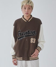 WEGO 【ユニセックス着用ITEM/MLサイズ展開】サガラワッペンスウェットスタジャン