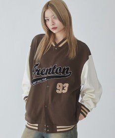 WEGO 【ユニセックス着用ITEM/MLサイズ展開】サガラワッペンスウェットスタジャン