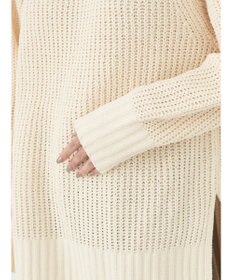 earth music&ecology マットベロアモールチュニック