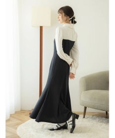 earth music&ecology ビスチェ風ドッキングワンピース