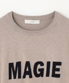 ANY L 【洗濯機可】インターシャロゴニット