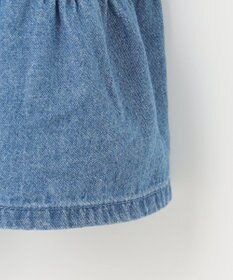 ANY KIDS ティアード デニムジャンパースカート